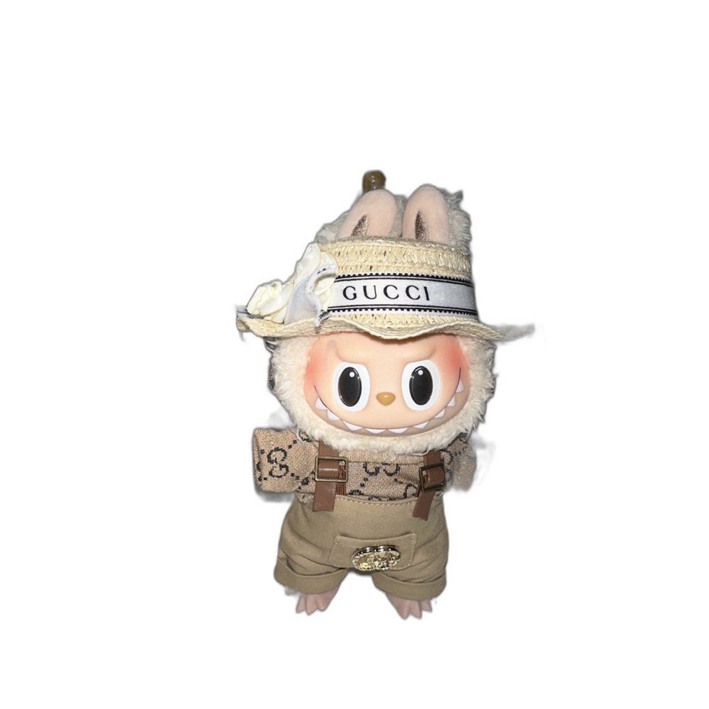 Labubu fashion jumpsuit  and hat set